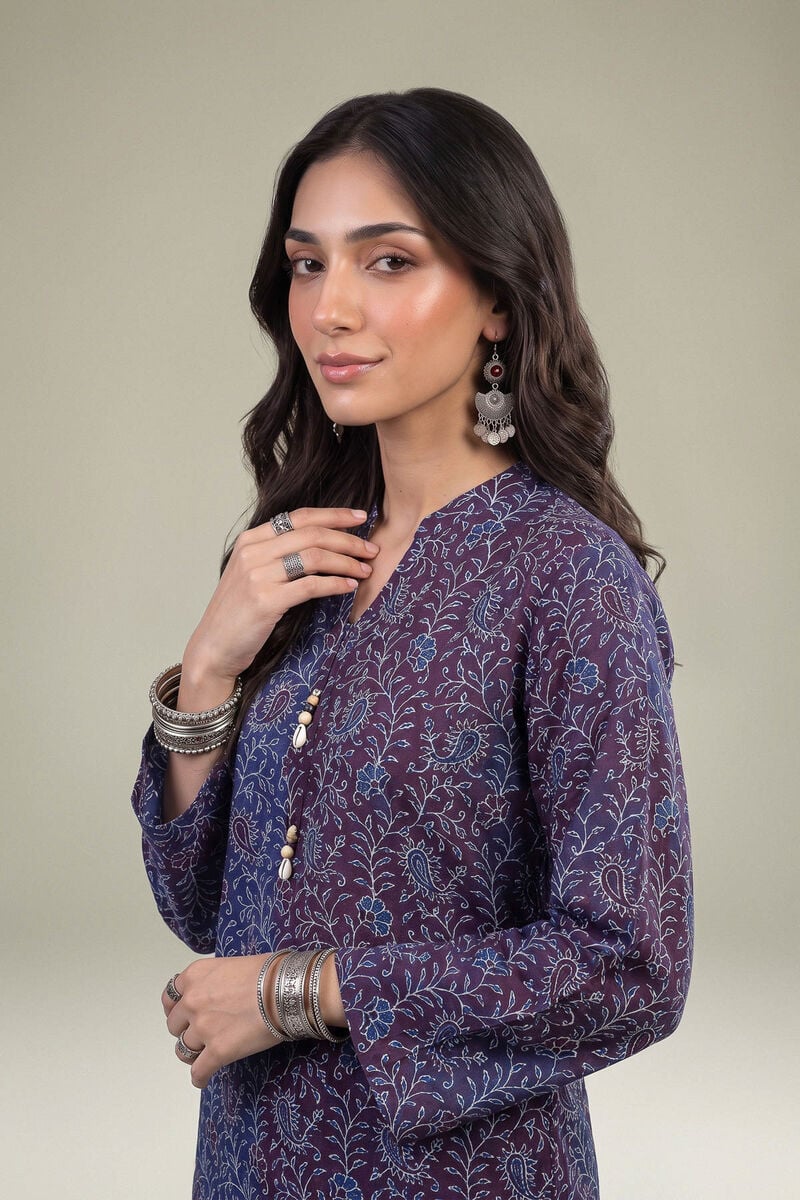 Printed | Light Khaddar | Short Printed Kurta | USD 35.00