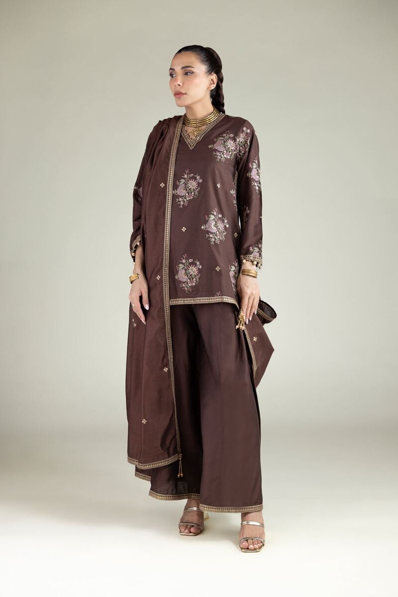 Embroidered | Cotton Net | Dupatta | USD 35.00