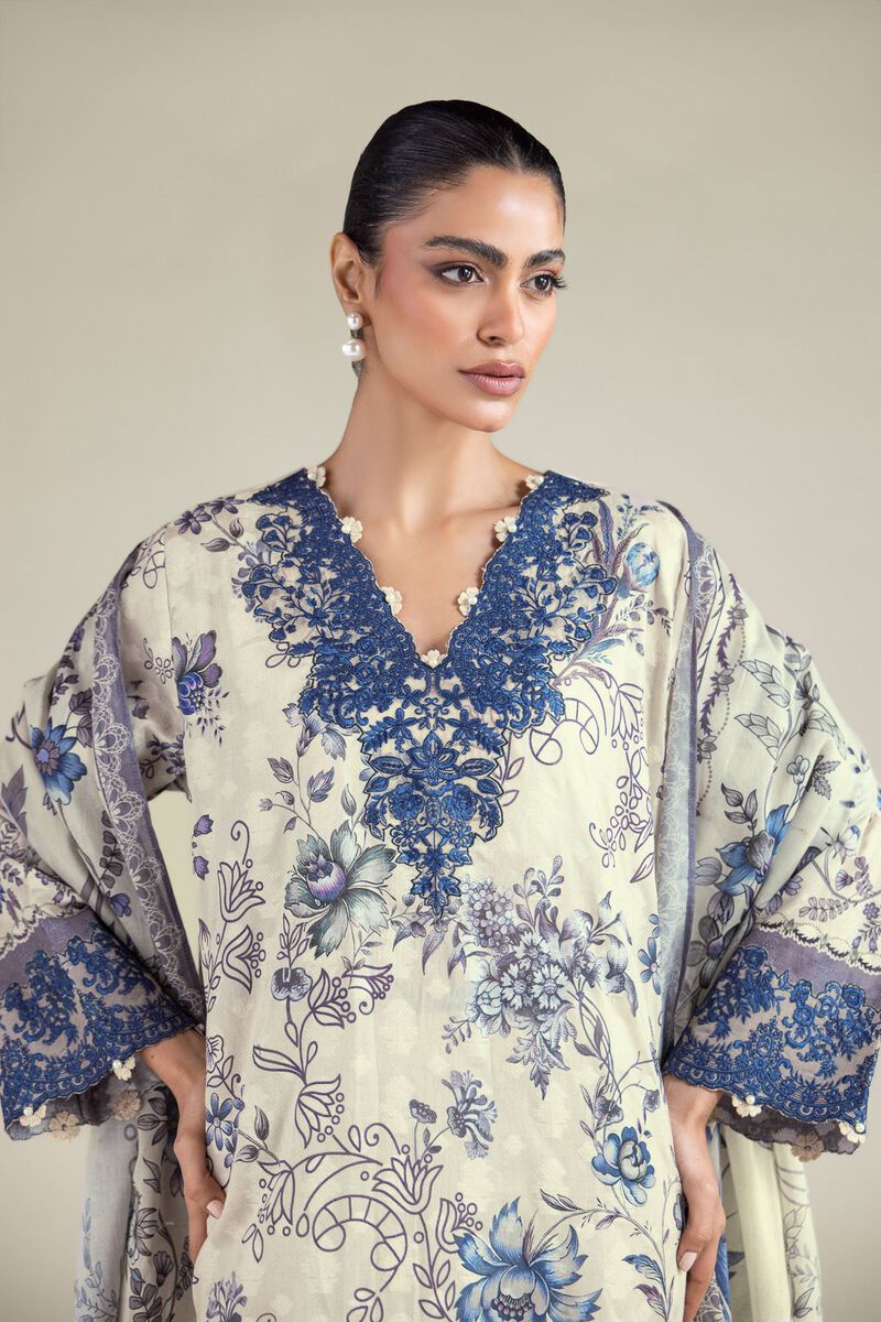 Embroidered | Broshia | Tailored 3-Piece Set | USD 75.00