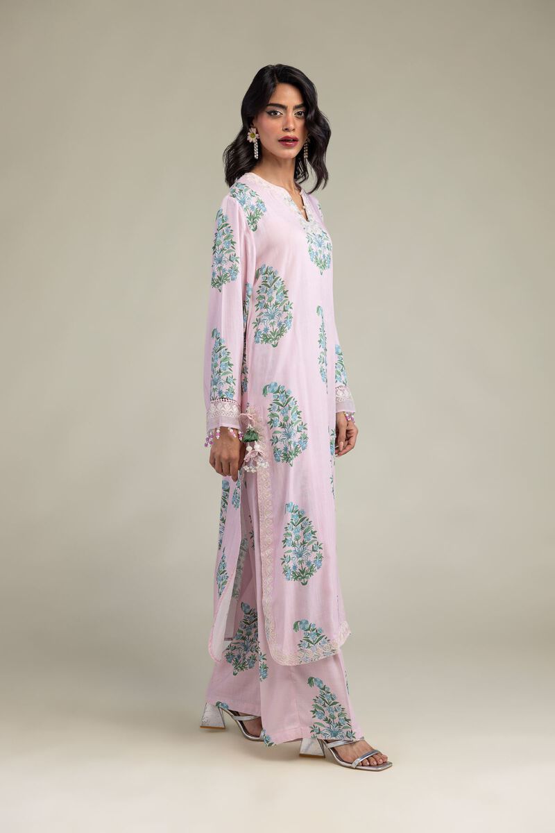 Embroidered | Raw Silk | Pants | USD 35.00