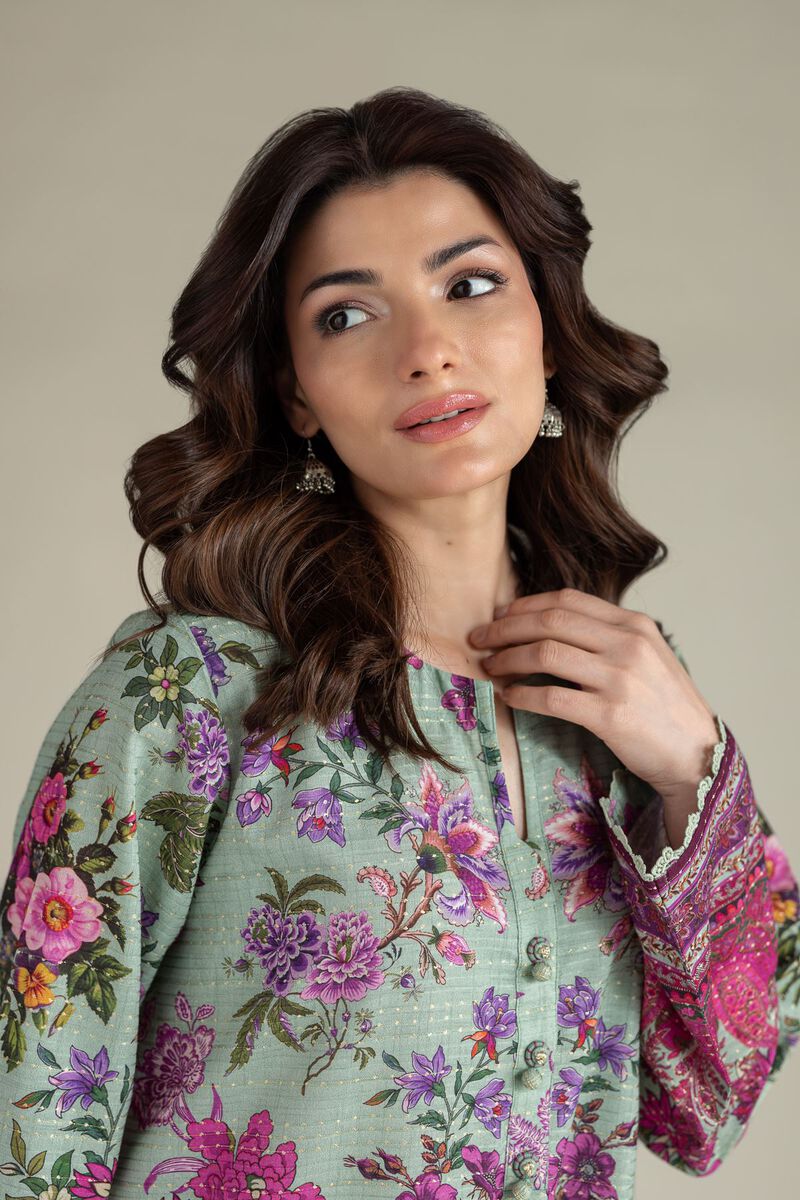 Printed | Messuri Dobby | Lawn Co-ord Set | USD 45.00