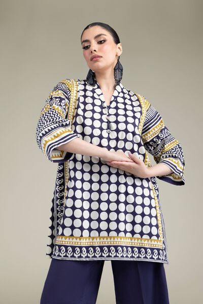 Printed | Cambric | Short Cambric Kurta | USD 30.00