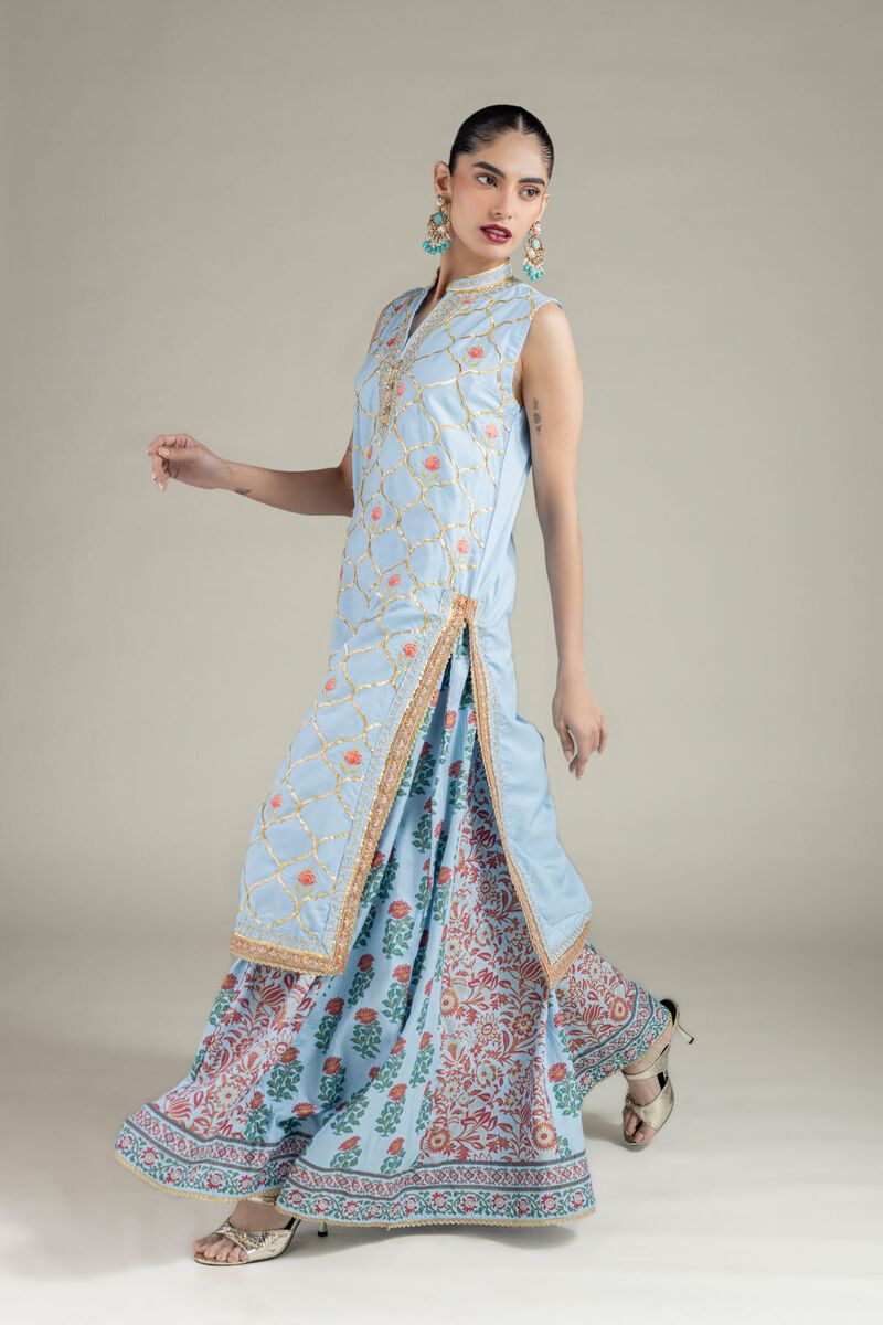 Embroidered | Raw Silk | Kurta | USD 50.00