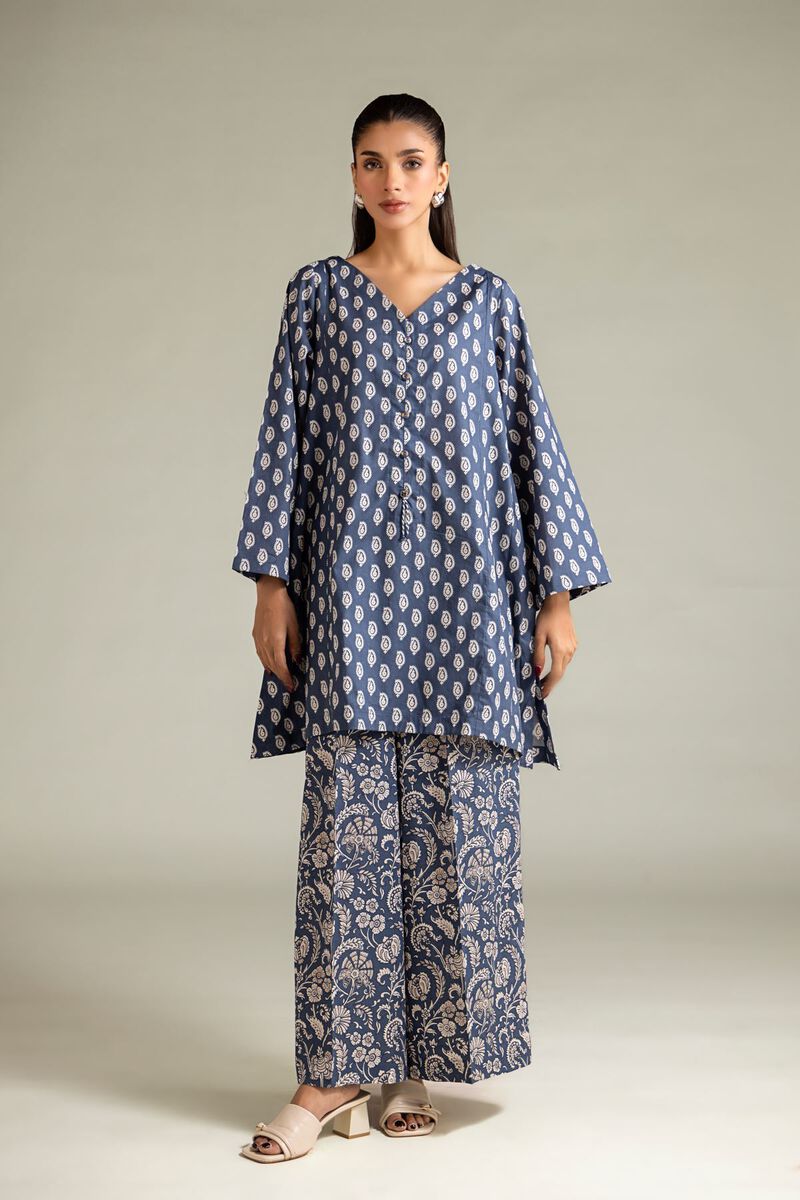 Printed | Cambric | Relaxed Floral Pants | USD 25.00