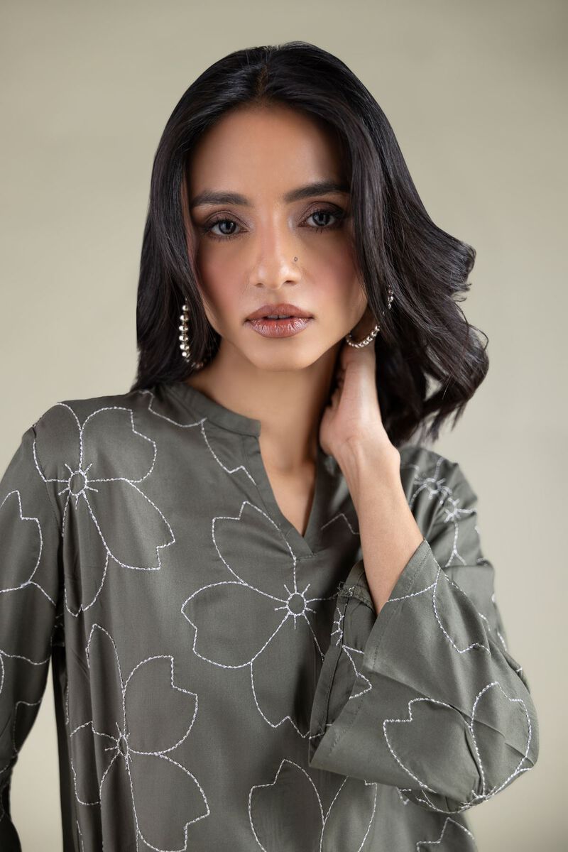 Embroidered | Viscose | Tunic | USD 35.00