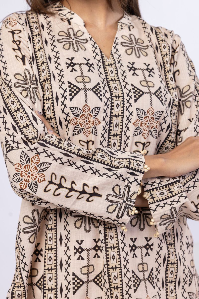 Printed | Crosshatch Poplin | Kurta | USD 12.50