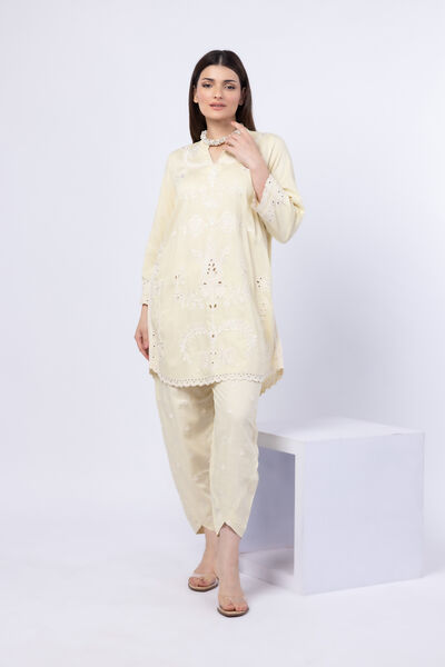 Embroidered | Crosshatch Raw Silk | Shalwar | USD 23.00