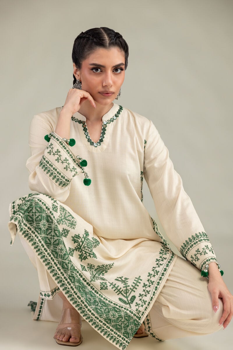 Embroidered | Raw Silk | Raw Silk Kurta | USD 65.00