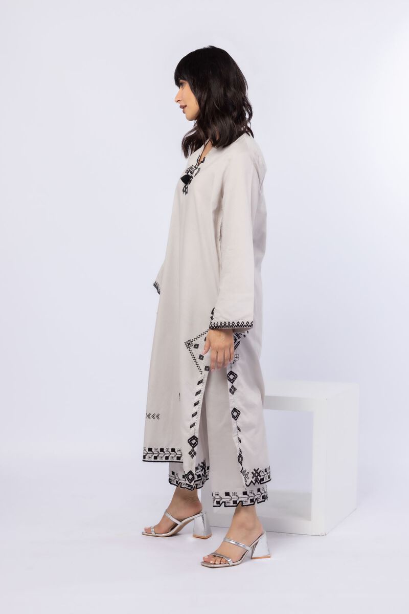 Embroidered | Cotton Dobby | Pants | USD 6.00