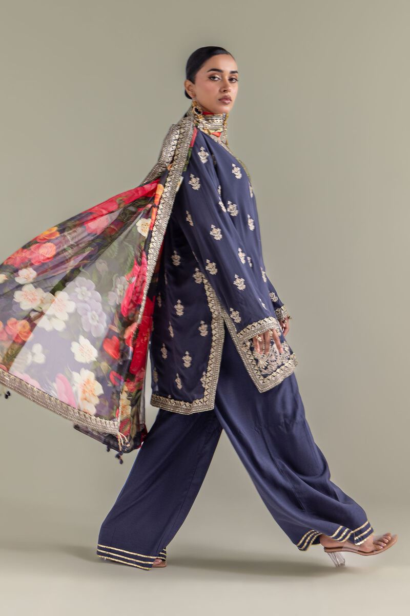 Embroidered | Chiffon | 3-piece Co-ord Set | USD 155.00