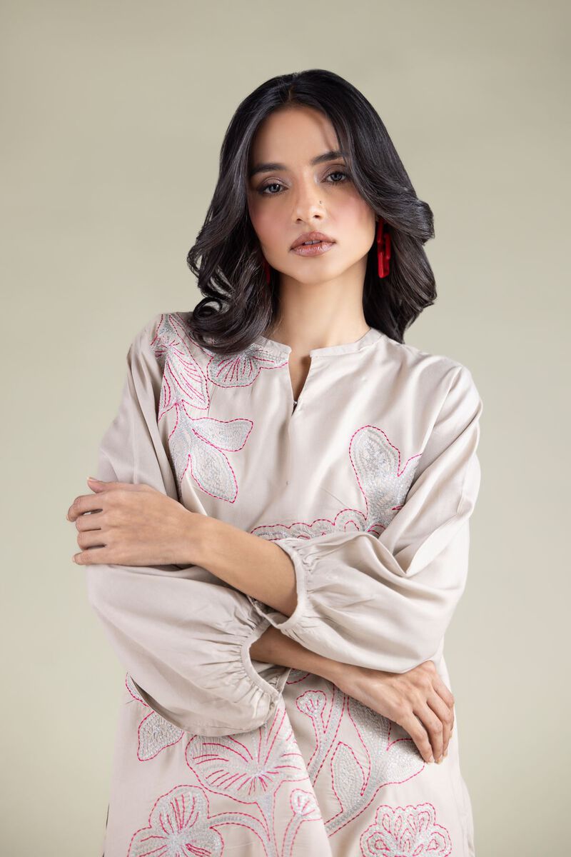Embroidered | Viscose | Blouse | USD 35.00
