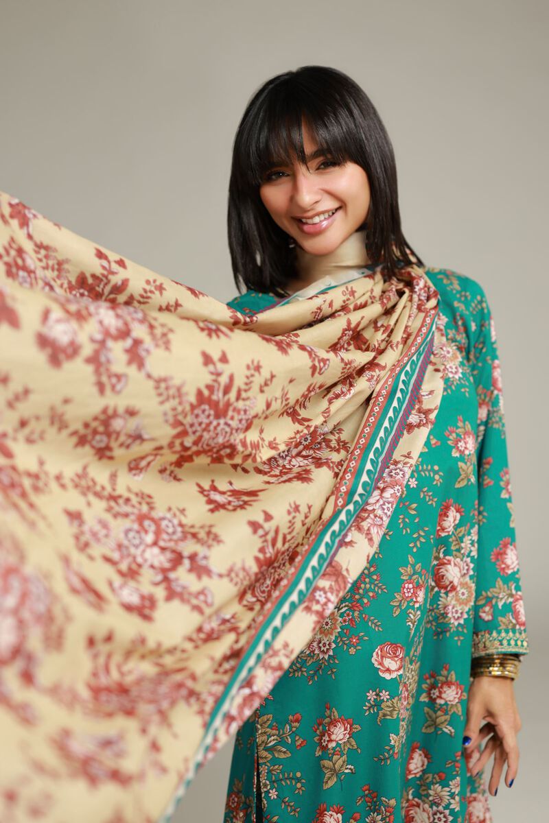 Embroidered | Lawn | Floral Lawn Dupatta | USD 25.00