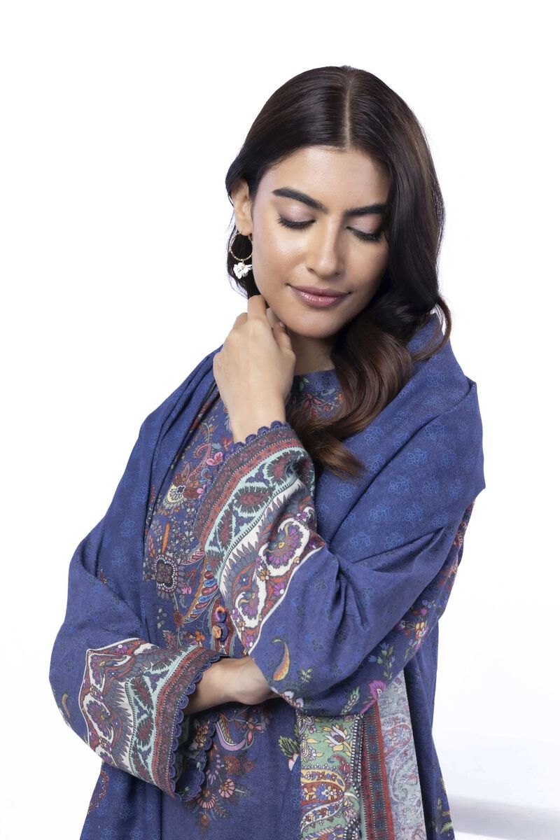 Printed | Karandi | Tailored 3 Piece | USD 50.00