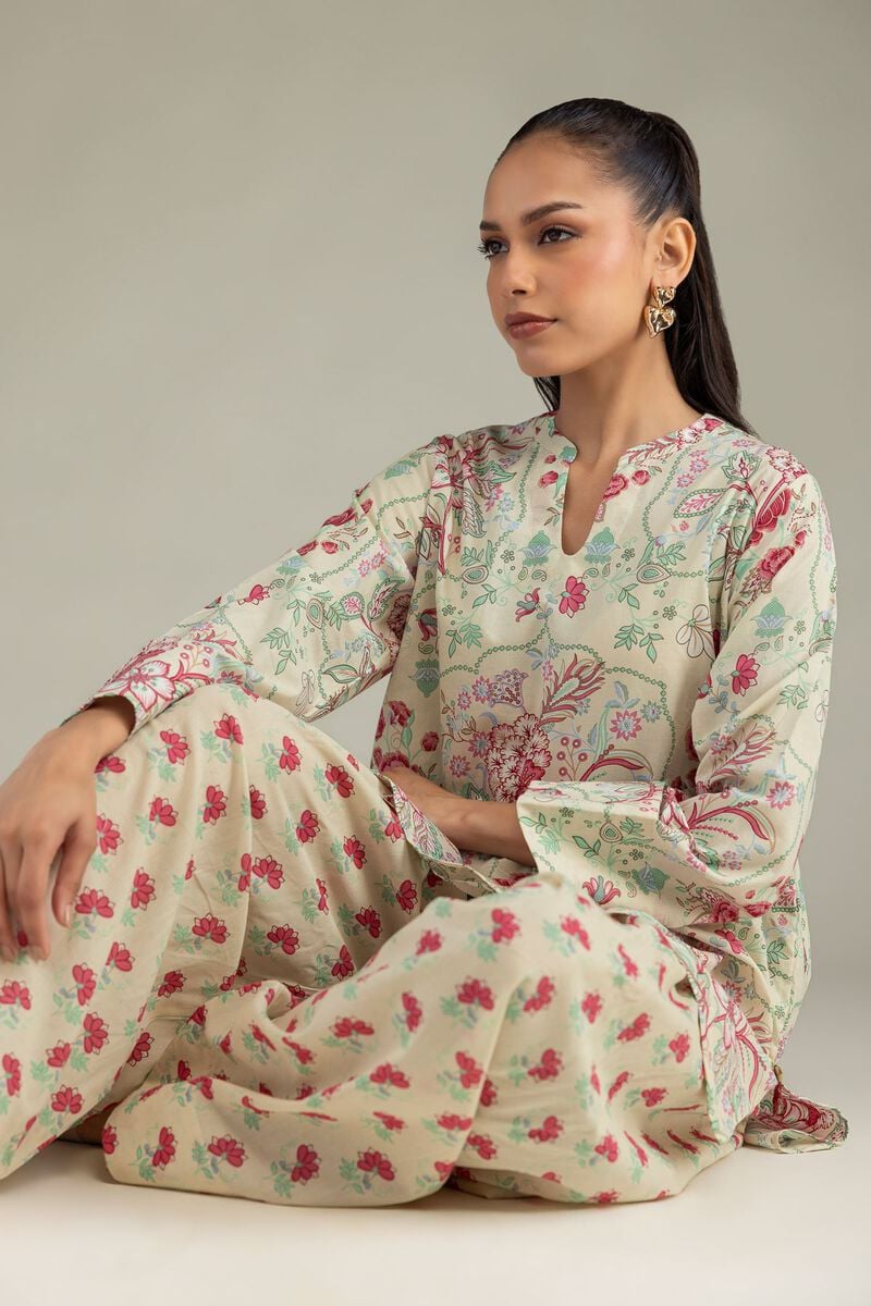 Printed | Cambric | Floral Cambric Kurta | USD 35.00