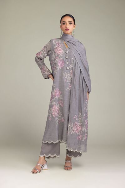 Embroidered | Raw Silk | Raw Silk Pants | USD 35.00