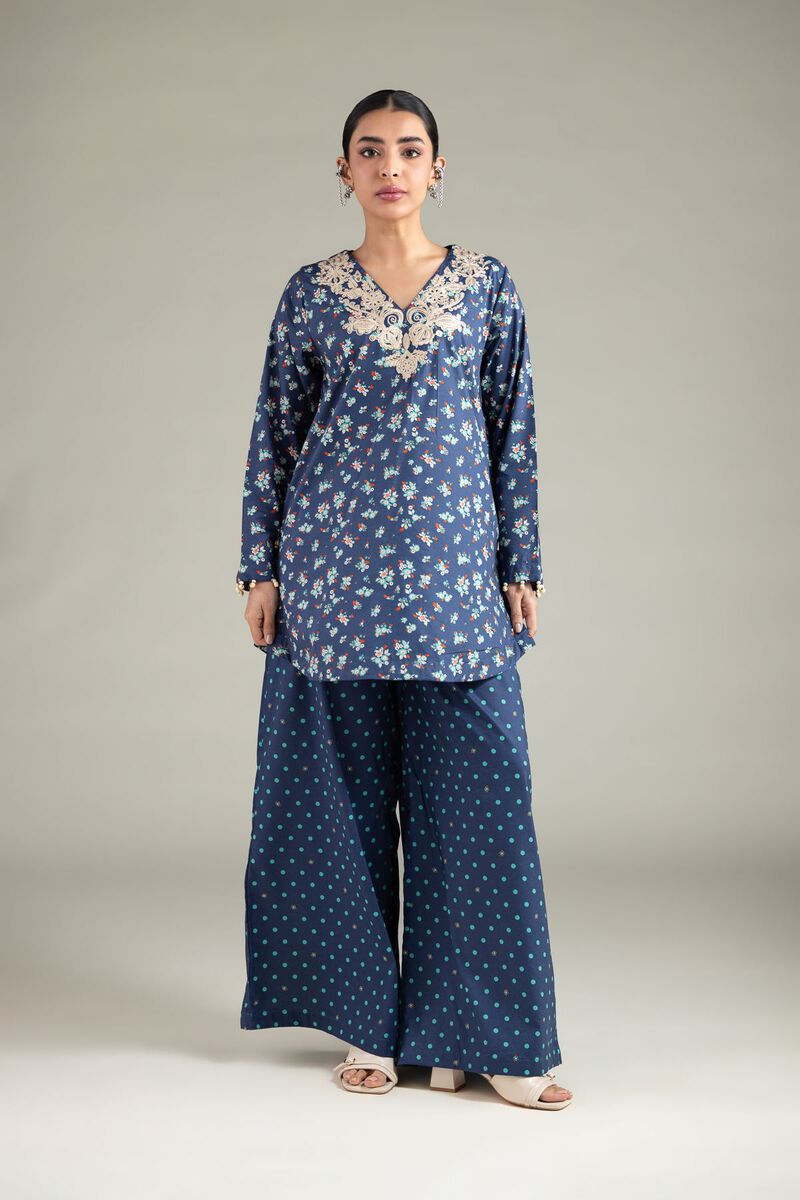 Embroidered | Cotton Viscose | Pants | USD 30.00