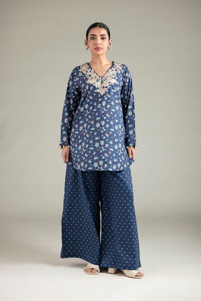 Embroidered | Cotton Viscose | Pants | USD 30.00