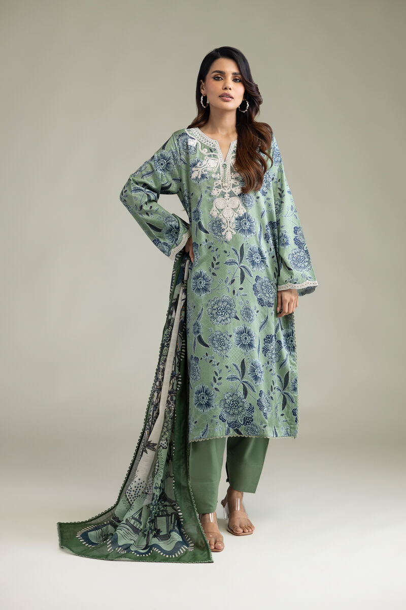 Embroidered | Lawn | Lawn 3-Piece Tailored | USD 80.00
