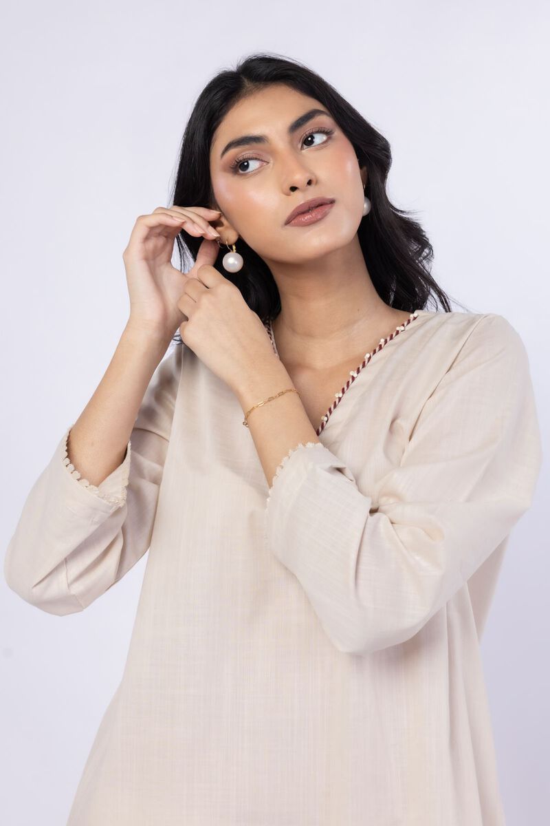 Dyed | Crosshatch Poplin | Kurta | USD 15.00