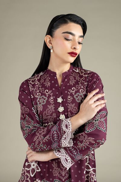 Embroidered | Raw Silk | Kurta | USD 40.00