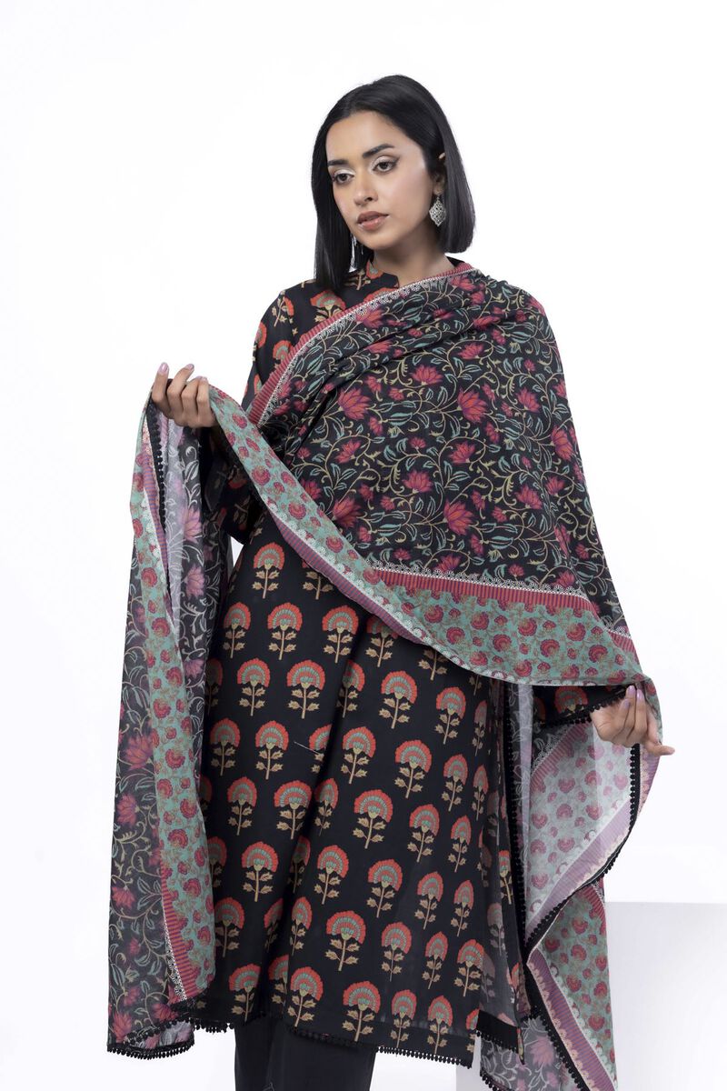 Printed | Cotton | Tailored 3 Piece | USD 22.50