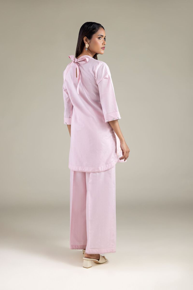 Embroidered | Cotton Dobby | Floral Threadwork Kurta | USD 40.00