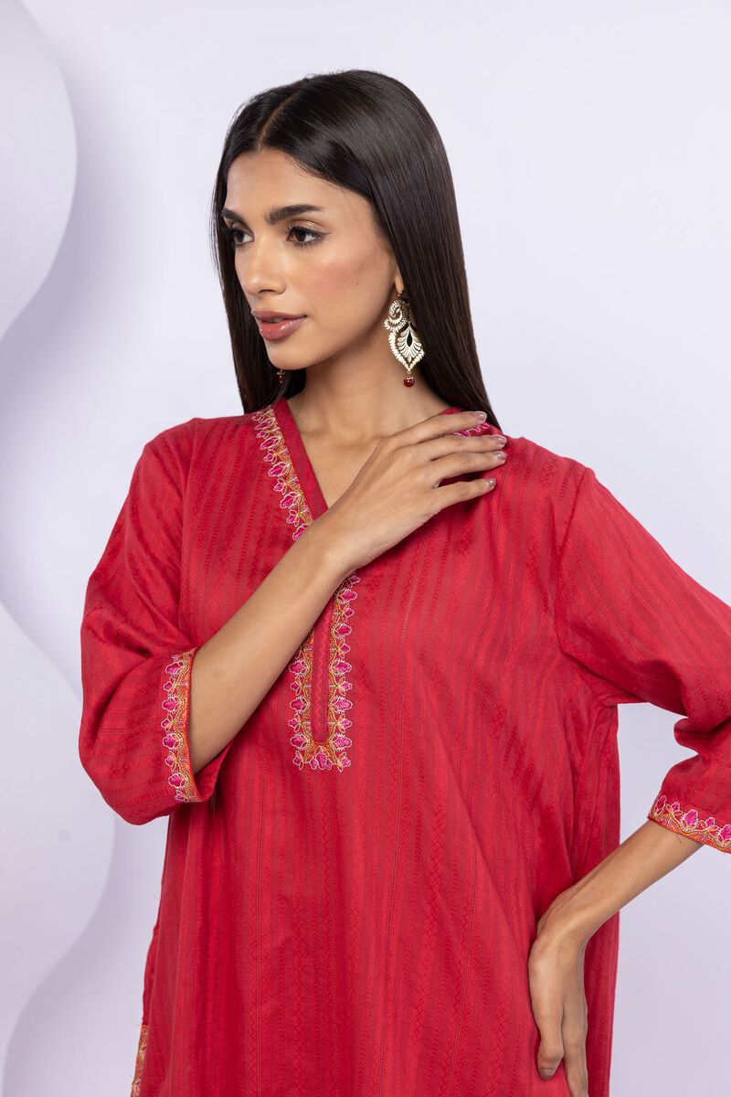 Embroidered | Leno | Kurta | USD 17.50