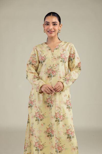 Printed | Cotton Dobby | Floral Printed Kurta | USD 35.00