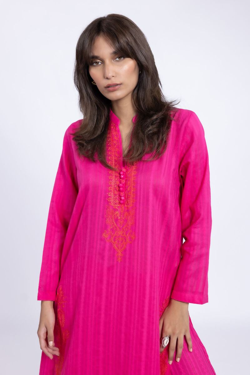 Embroidered | Leno | Kurta | USD 17.50