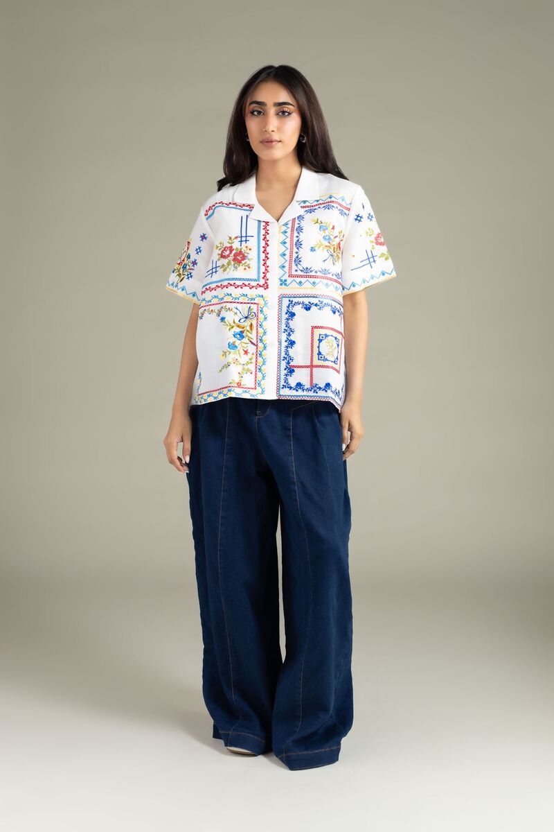 Embroidered | Mesuri | Shirt | USD 17.50