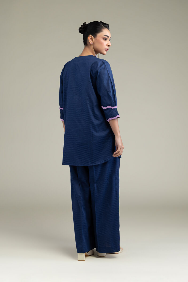 Embroidered | Cotton Dobby | Floral V-Neck Kurta | USD 10.50