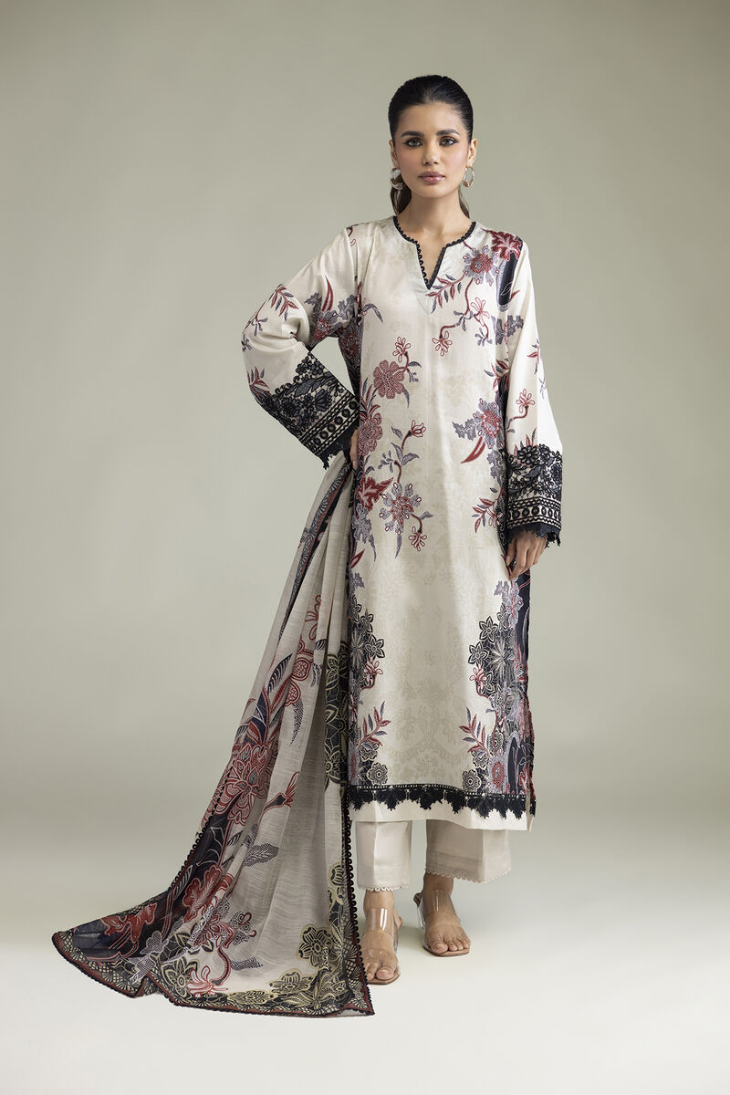 Embroidered | Lawn | Lawn 3-Piece Tailored | USD 80.00