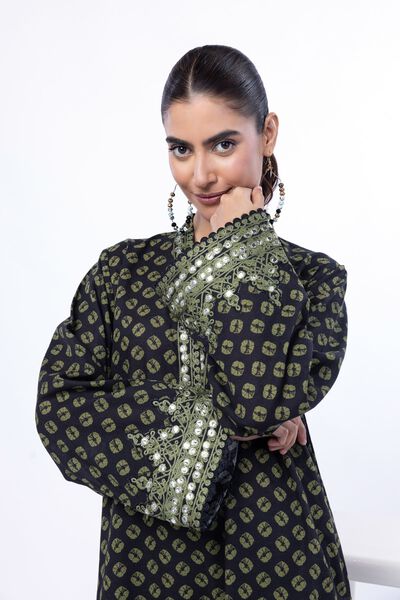 Embroidered | Khaddar | Tailored 2 Piece | Top and Bottom | USD 40.00