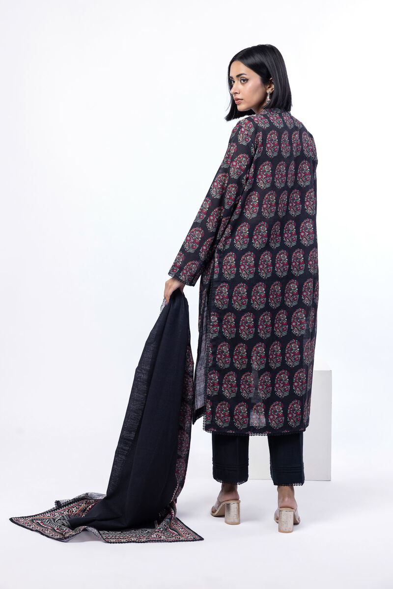 Printed | Textured Cotton | Tailored 3 Piece | USD 45.00