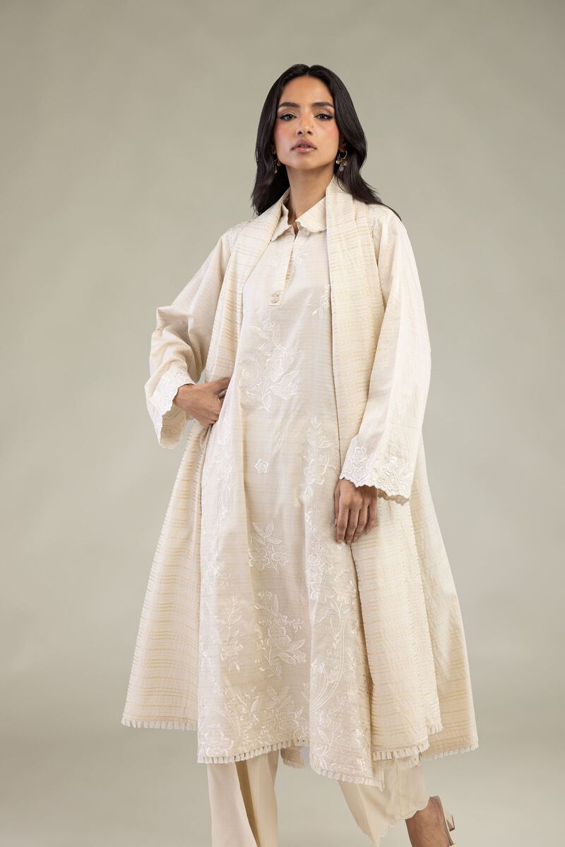 Embroidered | Messuri Dobby | Messuri Tailored 3-Piece | USD 85.00