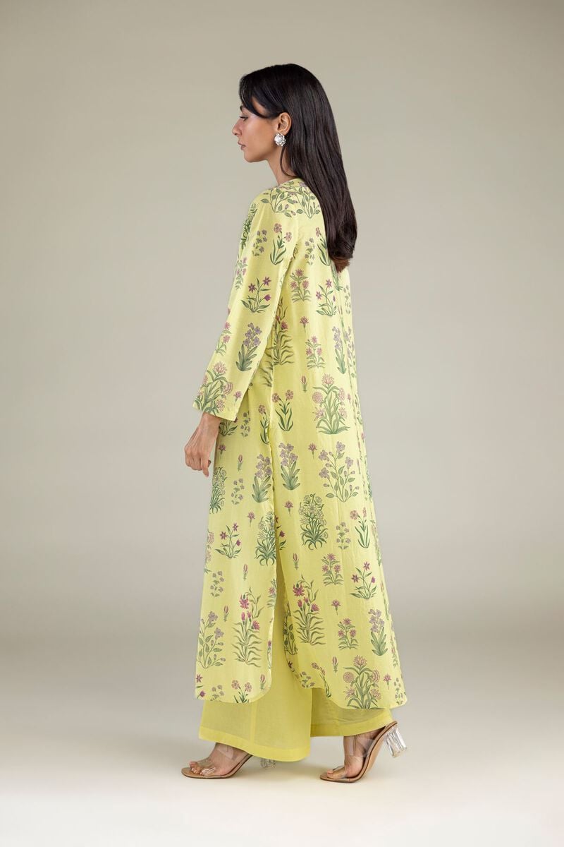 Printed | Cambric | Solid Yellow Pants | USD 30.00