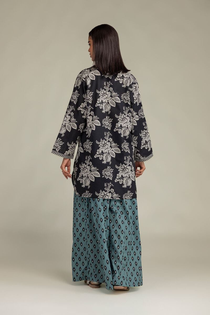 Printed | Cambric | Black Cambric Kurta | USD 35.00