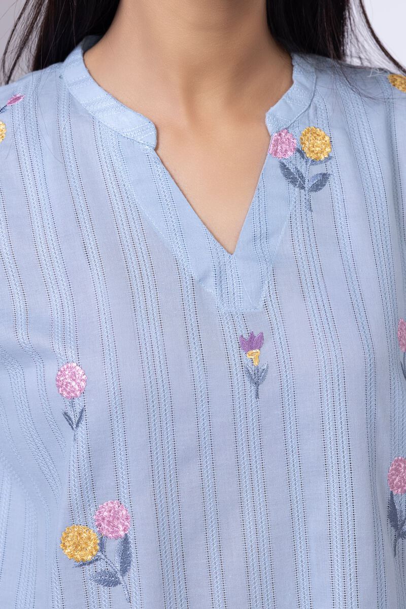 Embroidered | Leno | Kurta | USD 10.50