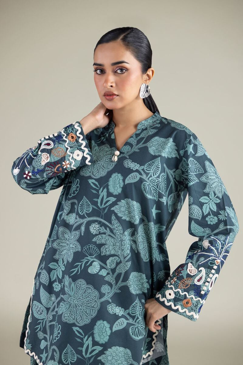 Embroidered | Cambric | Short Cambric Kurta | USD 35.00