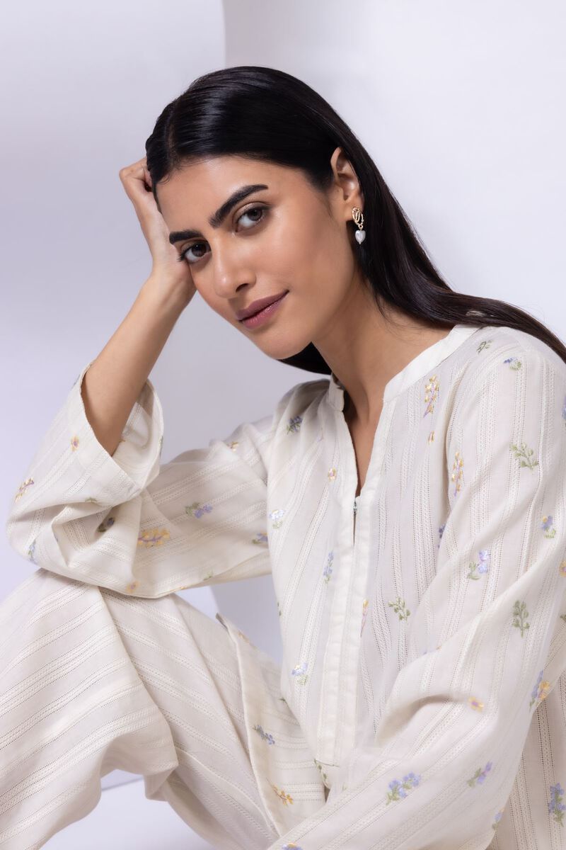 Embroidered | Leno | Kurta | null