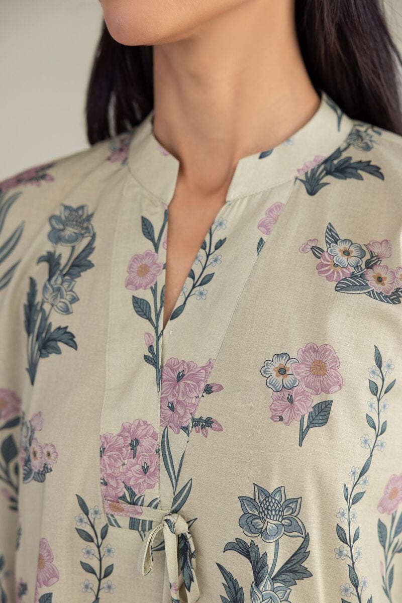 Printed | Cambric | Floral Cambric Kurta | USD 35.00