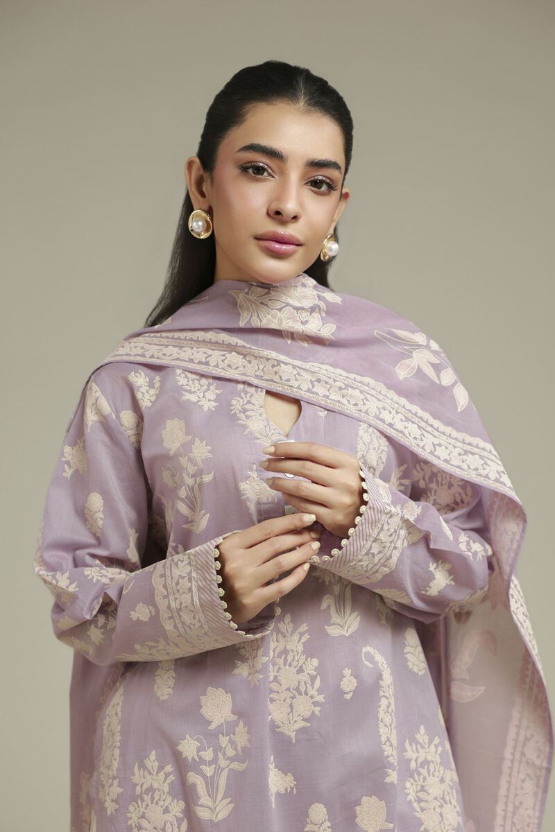 Printed | Cambric | 3-Piece Cambric Tailored | USD 65.00