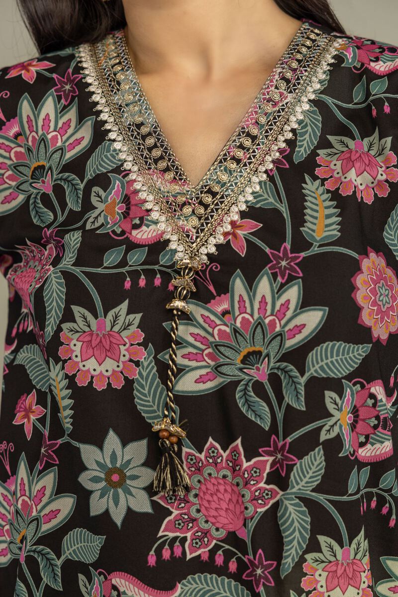 Embroidered | Cambric | Floral Cambric Kurta | USD 40.00