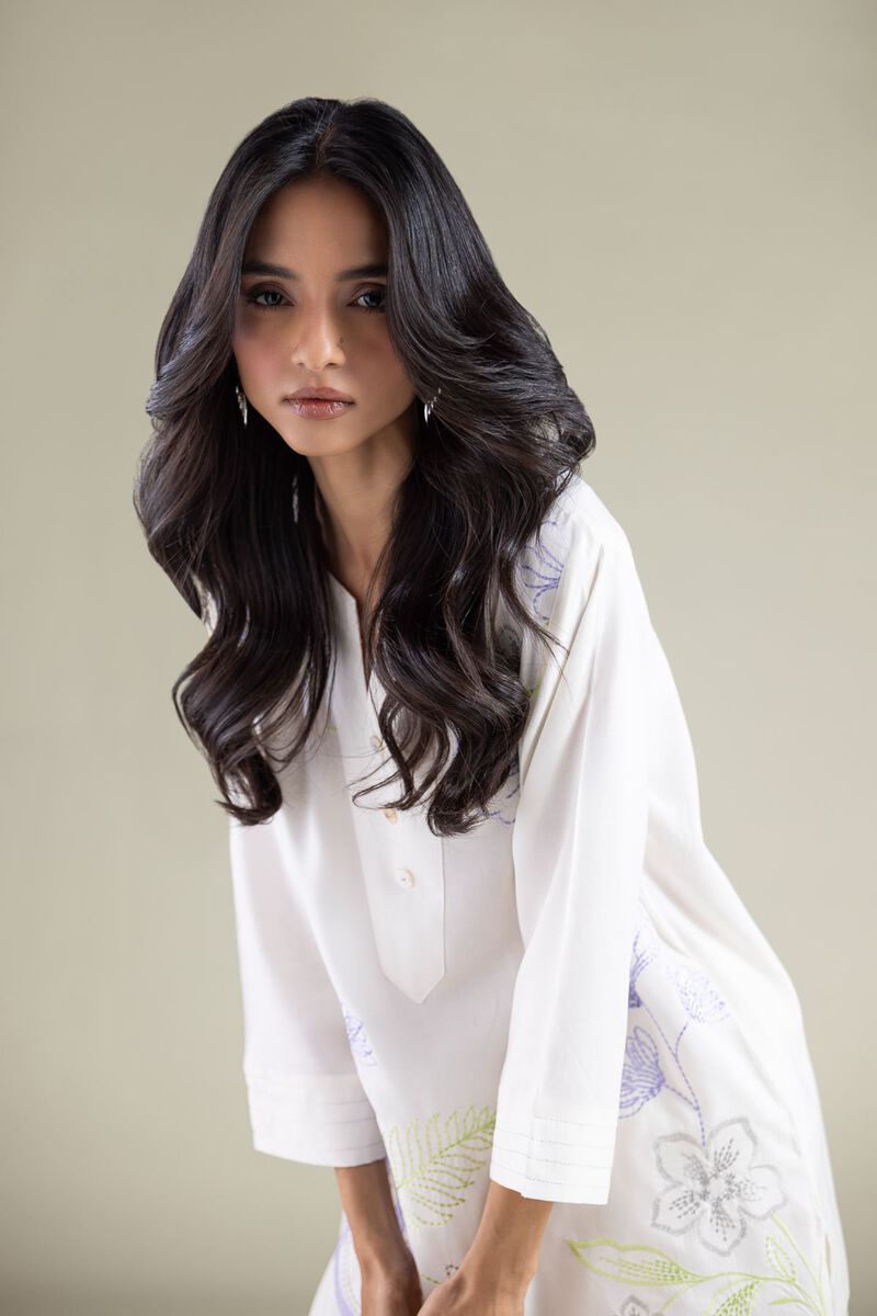 Embroidered | Viscose | Tunic | USD 35.00