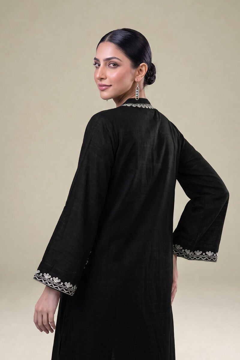 Embroidered | Light Khaddar | Black Khaddar Kurta | USD 55.00