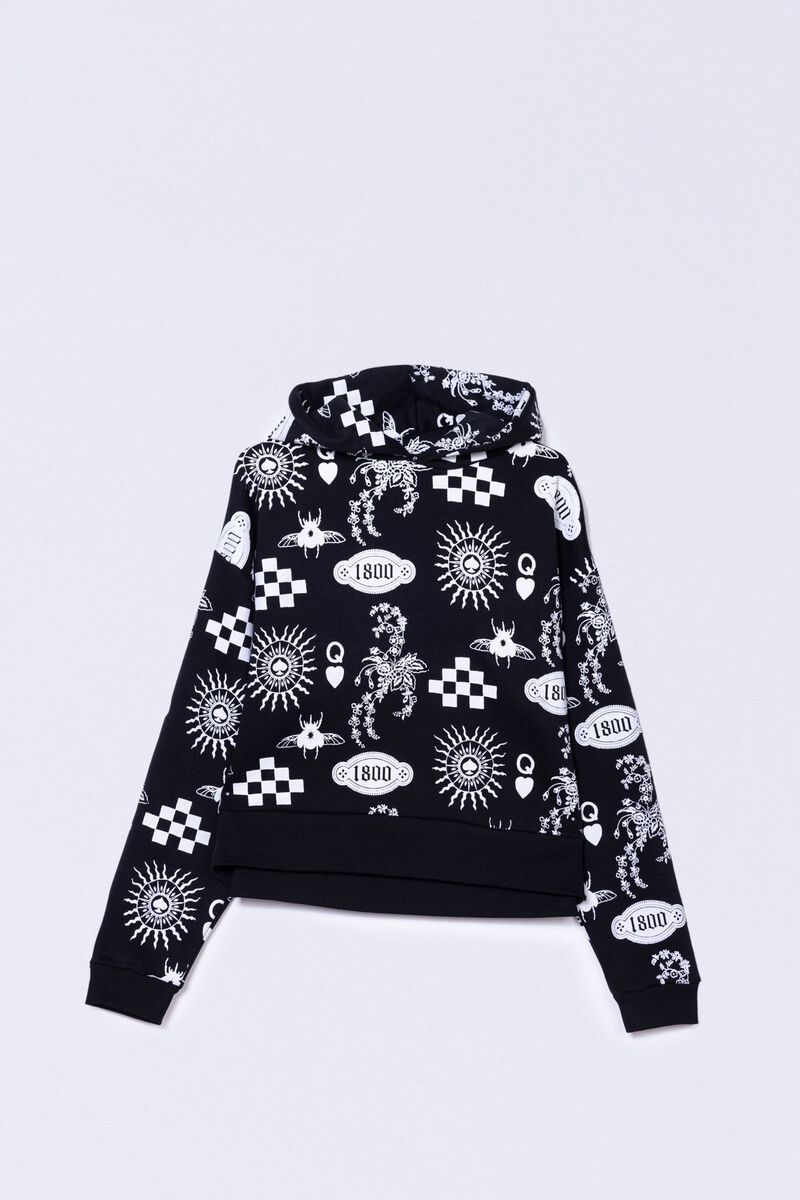 Printed | Cotton Polyester Fleece | Hoodie | USD 7.50