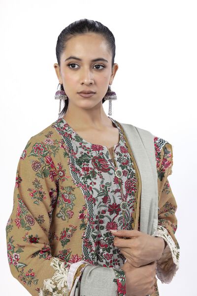 Embroidered | Light Khaddar | Tailored 3 Piece | USD 50.00