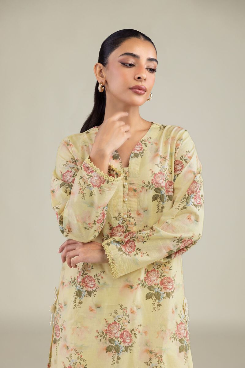 Printed | Cotton Dobby | Floral Printed Kurta | USD 35.00