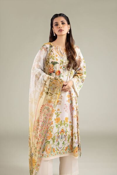 Embroidered | Lawn | Floral Tailored 3-Piece | USD 65.00