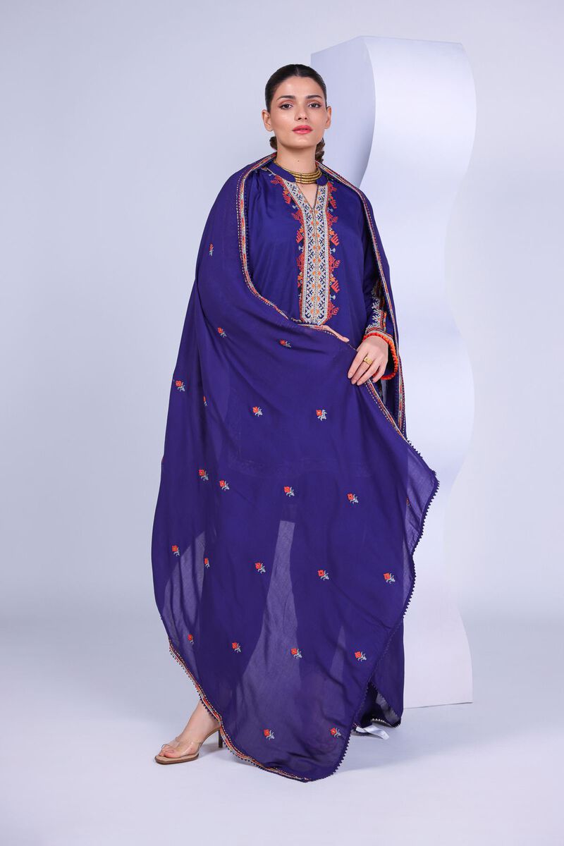 Embroidered | Light Thai Silk | Dupatta | USD 33.00